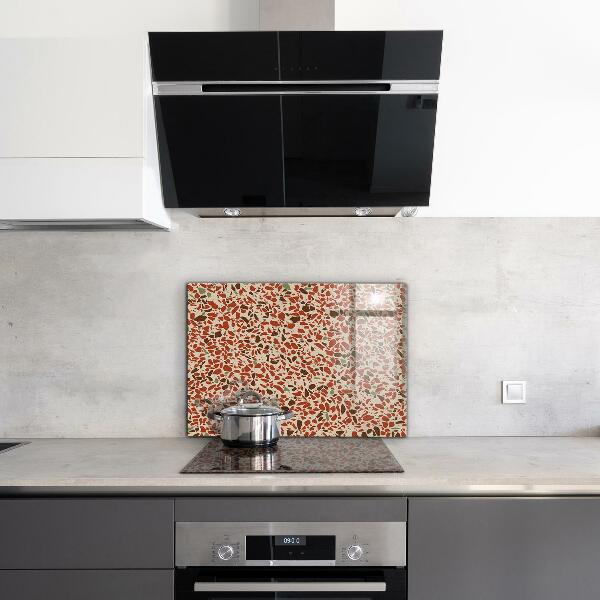 Keuken achterwand glas Terrazzo stenen structuur