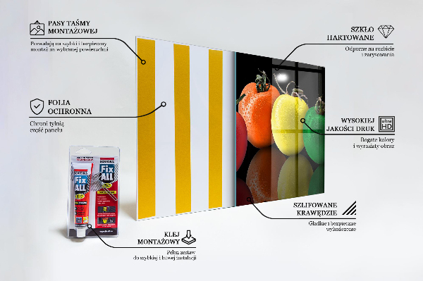 Foto achterwand keuken Kleurrijke sappige tomaten