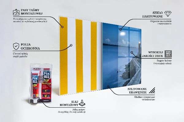 Achterwand keuken Vuurtoren bij zonsondergang