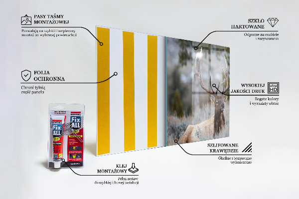 Achterwand keuken Herten in het wild