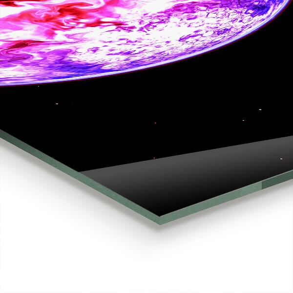 Keuken achterwand glas Mysterieuze planeetruimte