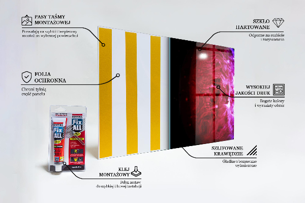 Keuken achterwand glas Mysterieuze planeetruimte