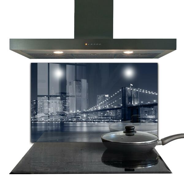 Keuken achterwand glas Brooklyn Bridge Manhattan