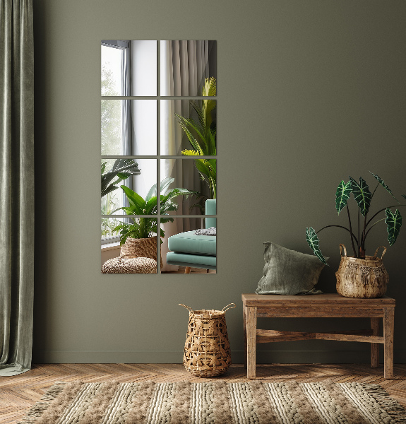 Tegelspiegel 6 st 30x30 cm