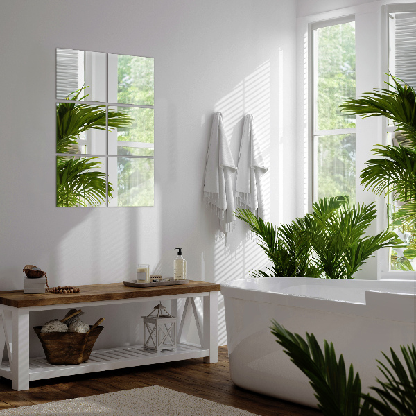 Tegelspiegel 6 st 30x30 cm