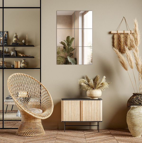 Tegelspiegel 6 st 30x30 cm