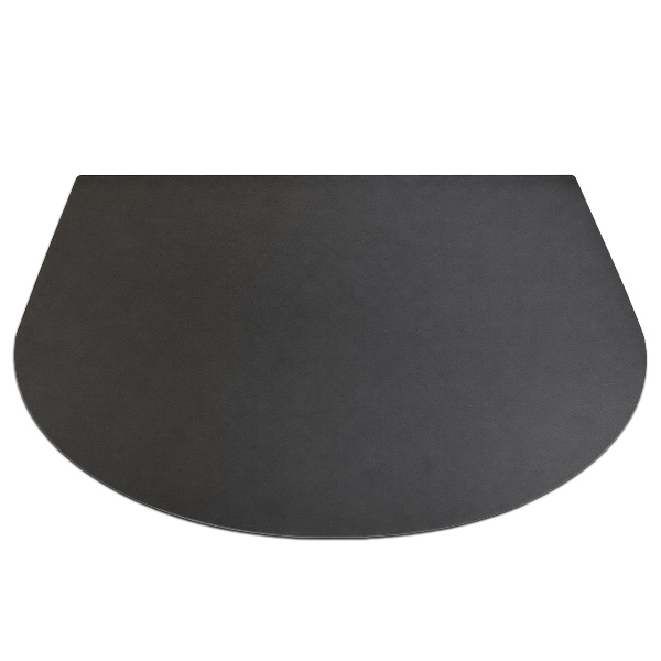 Halfronde stalen beschermplaat voor barbecue 100x100 cm