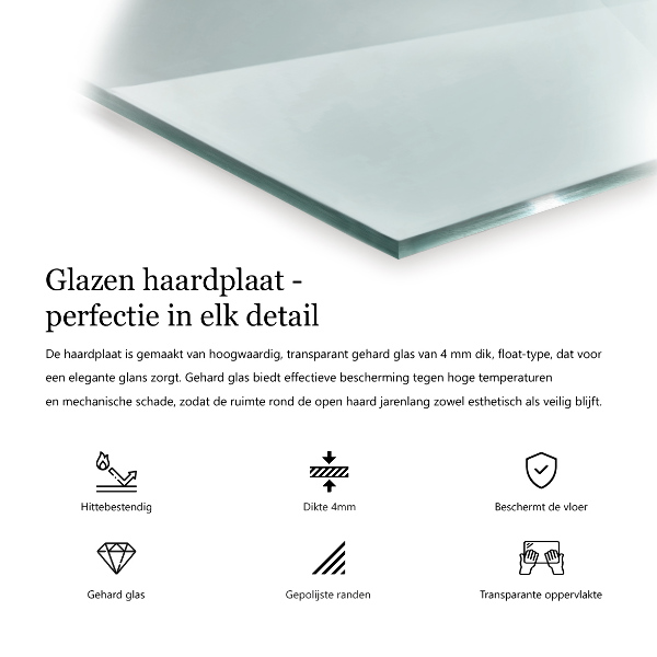 Vloerplaat voor kachel h40