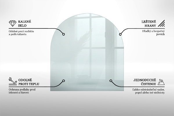 Onderplaat kachel 100x100 cm