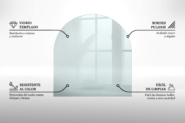 Onderplaat kachel 80x70 cm