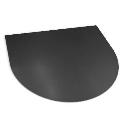 Vloerplaat voor houtkachel van zwart staal 100x100 cm