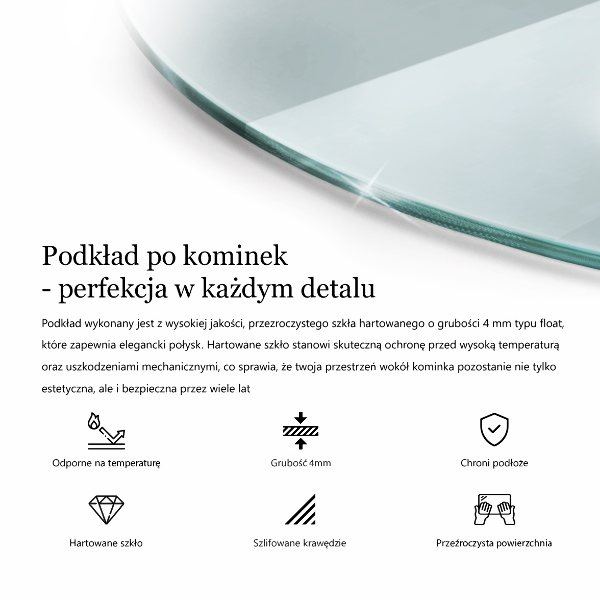 Vloerplaat voor kachel fi100 cm