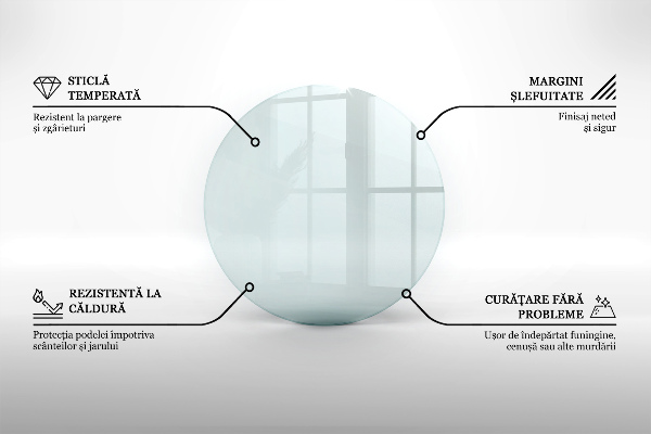 Vloerplaat voor kachel fi60 cm