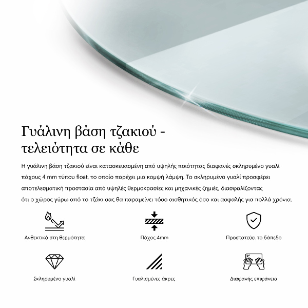 Vloerplaat voor kachel fi80 cm