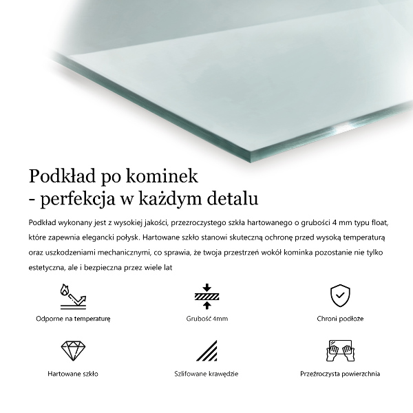 Vloerplaat voor houtkachel 100x70 cm