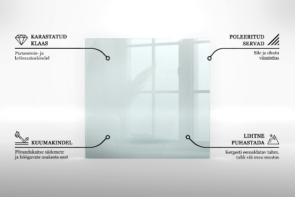 Vloerplaat voor houtkachel 140x70 cm