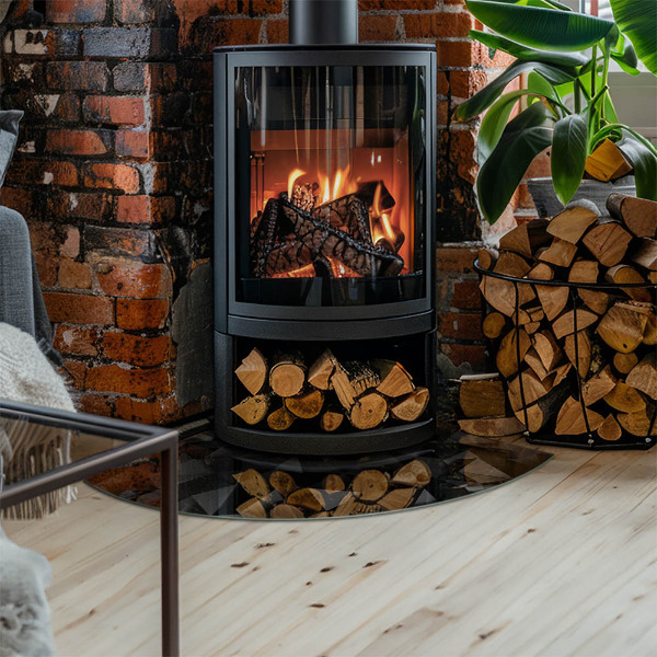 Vloerplaat openhaard Driedimensionale geometrie