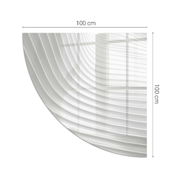 Vloerplaat voor houtkachel Golven van delicate lijnen