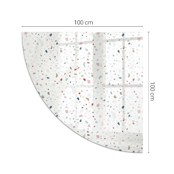Vloerplaat voor houtkachel Patroon met kleine vormen