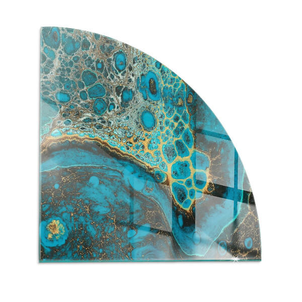 Vloerplaat openhaard Abstract organisch patroon