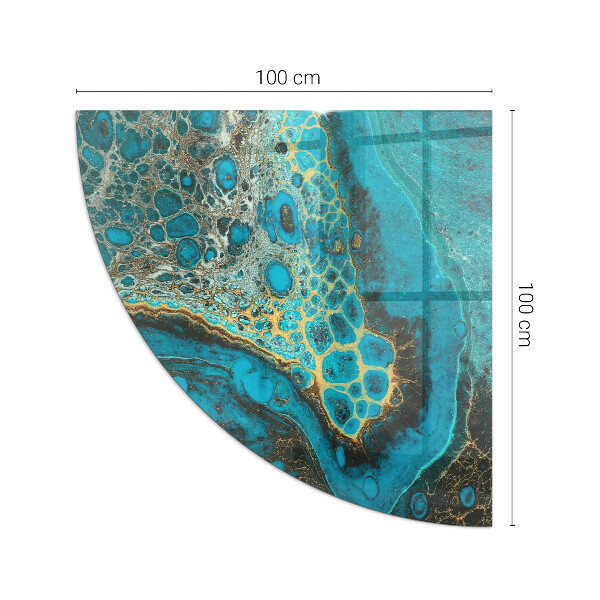 Vloerplaat openhaard Abstract organisch patroon