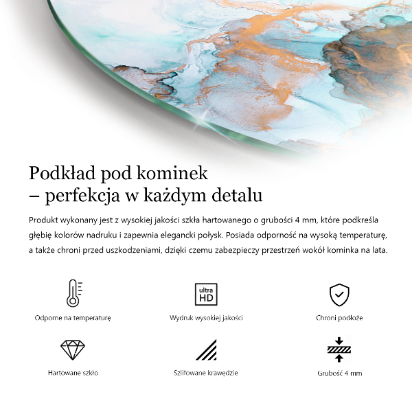 Plaat voor onder kachel Abstract textuurpatroon