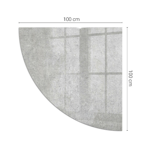 Plaat voor onder kachel Ruwe betontextuur