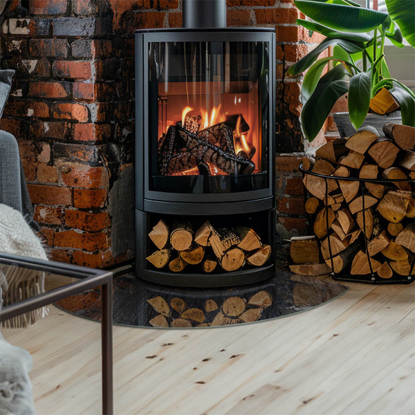 Vloerplaat openhaard Steenoppervlaktetextuur