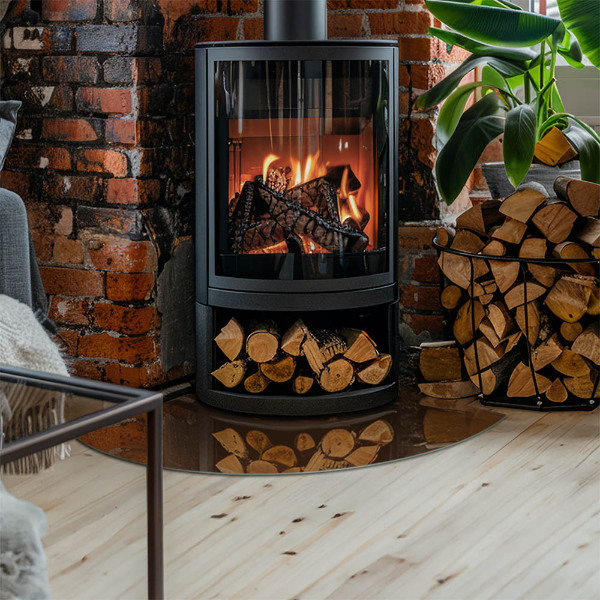 Vloerplaat openhaard Kleur Bruin