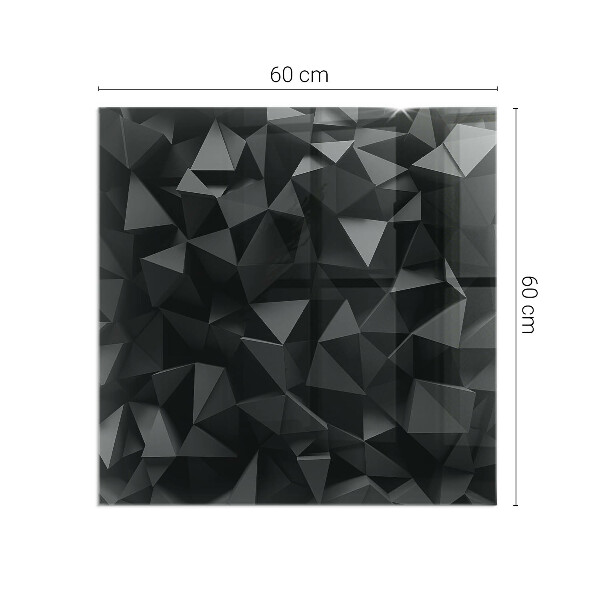 Vierkante vloerplaat voor kachel Driedimensionale geometrie