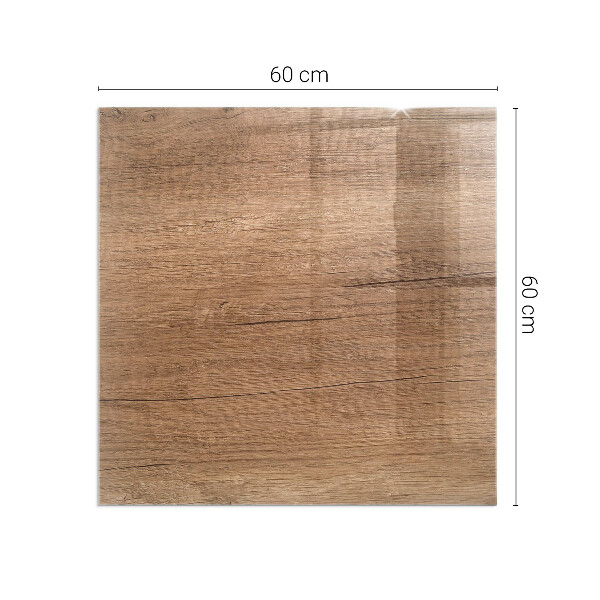 Vierkante kachel vloerplaat Natuurlijk houtpatroon