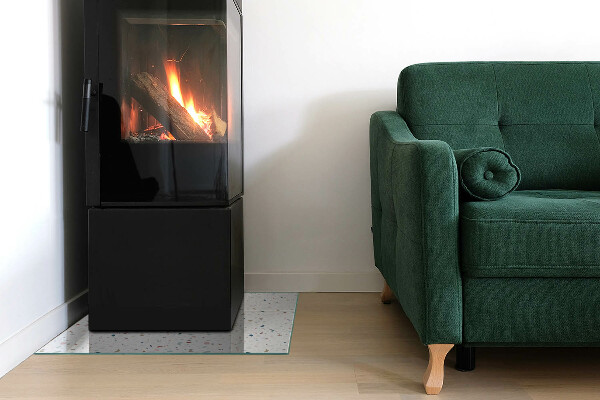 Vierkante kachel vloerplaat Patroon met kleine vormen