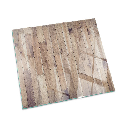 Vierkante kachel vloerplaat Houten bord in de lay-out