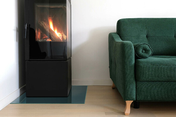 Vierkante kachel vloerplaat Zeekleur