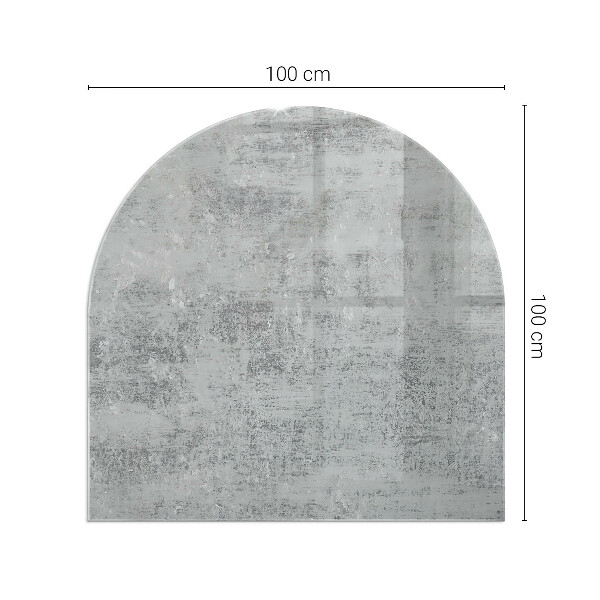 Halfovale plaat voor onder kachel Abstracte achtergrondtextuur