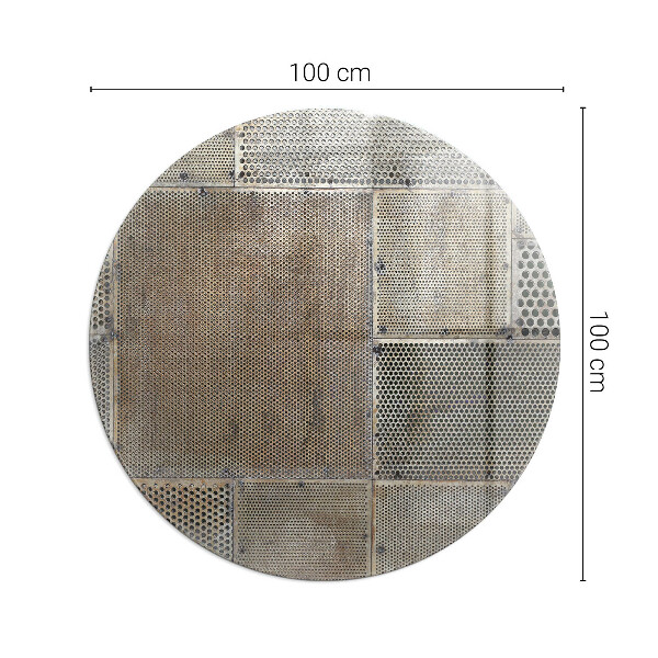 Ronde onderplaat kachel Geperforeerd plaatpatroon