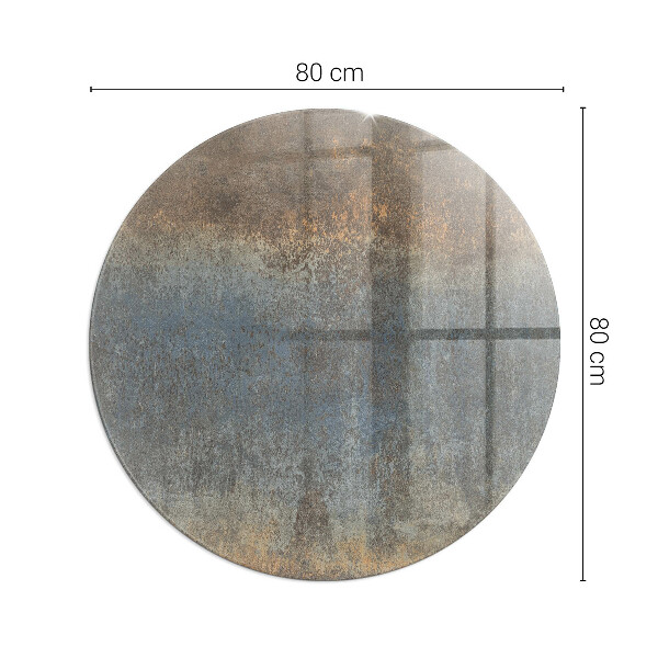 Ronde onderplaat kachel Abstract textuurpatroon