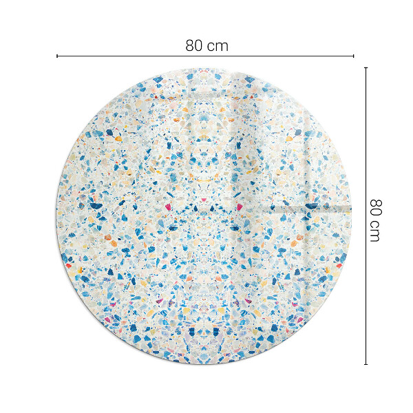 Ronde plaat onder houtkachel Abstract textuurpatroon