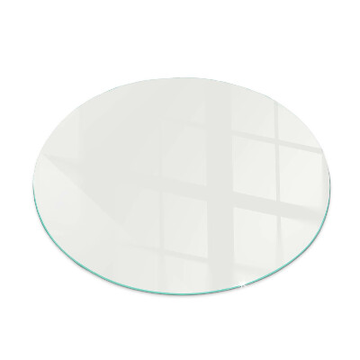 Ronde plaat onder houtkachel Ivoorkleur