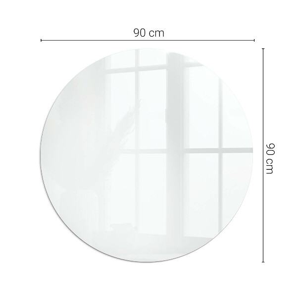 Ronde onderplaat kachel Kleur Wit