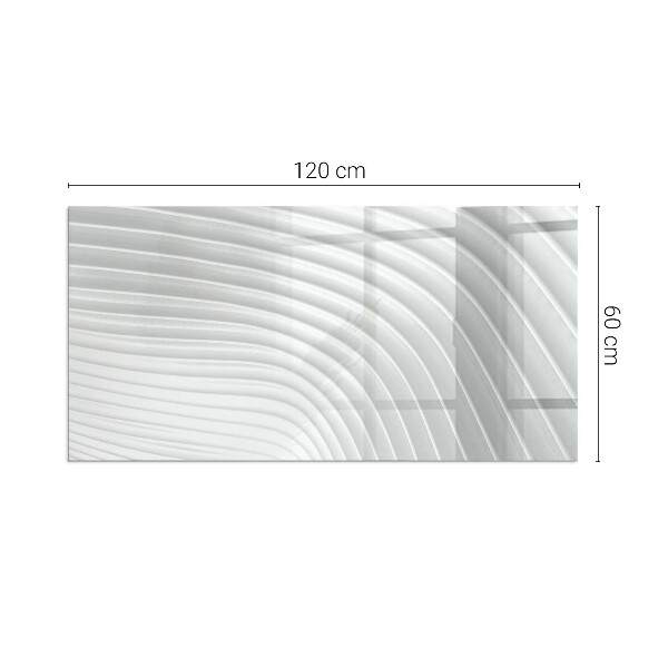 Rechthoekige kachel vloerplaat Golven van delicate lijnen