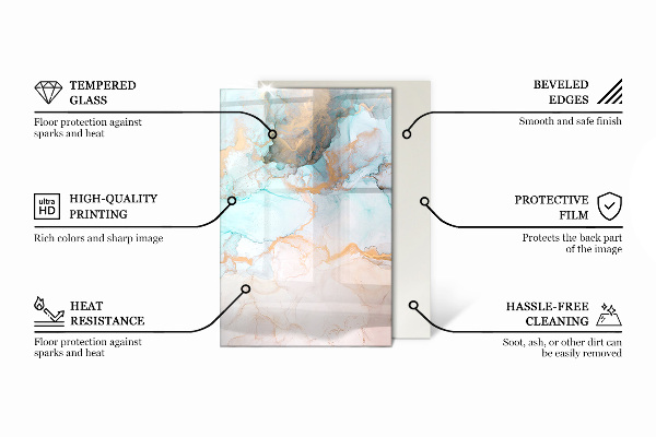 Rechthoekige kachel vloerplaat Golven van delicate lijnen