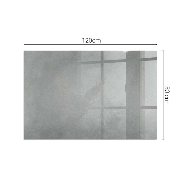 Rechthoekige vloerplaat voor houtkachel Betontextuur met effect