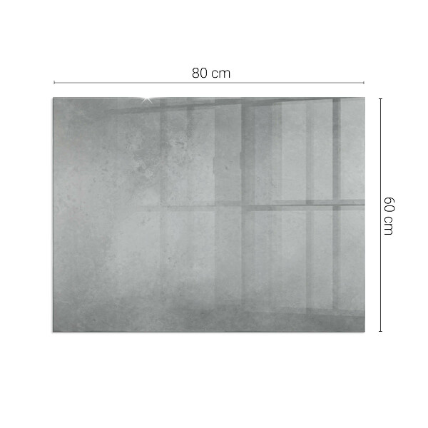 Rechthoekige vloerplaat voor houtkachel Betontextuur met effect