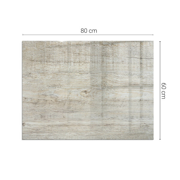 Rechthoekige vloerplaat voor kachel Lichte houtstructuur