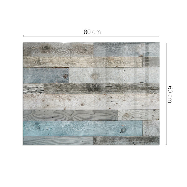 Rechthoekige vloerplaat voor kachel Planken in verschillende tinten