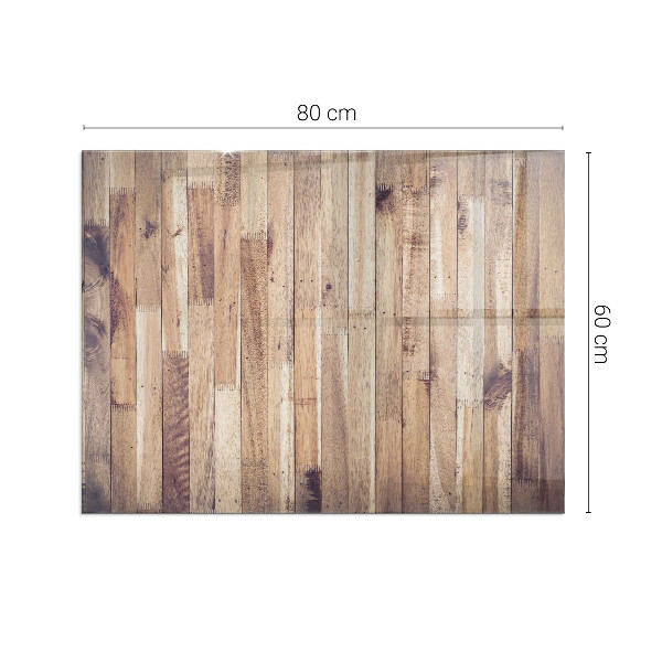 Rechthoekige kachel vloerplaat Houten bord in de lay-out