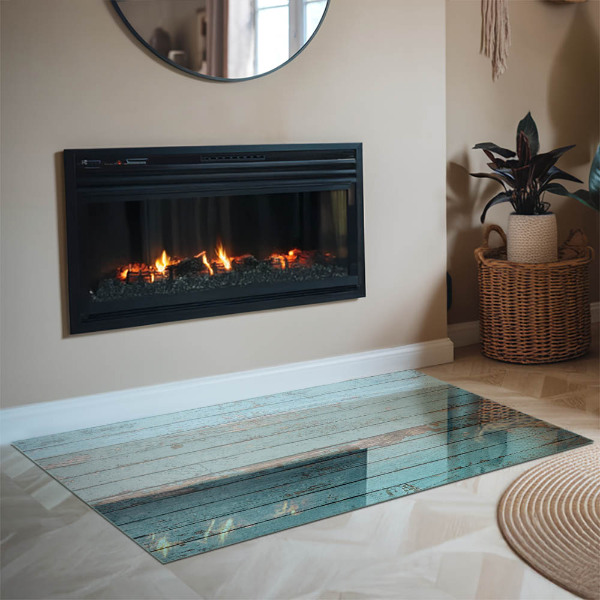 Rechthoekige kachel vloerplaat Rustieke stijl planken