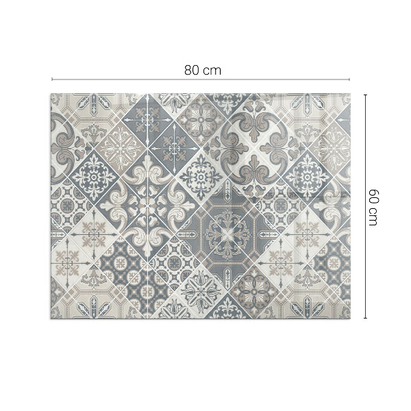 Rechthoekige kachel vloerplaat Decoratief mozaïekpatroon