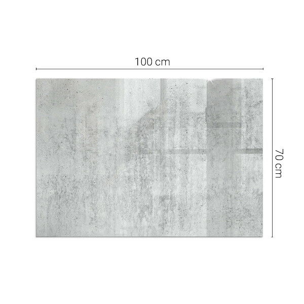 Rechthoekige vloerplaat voor kachel Ruwe betontextuur